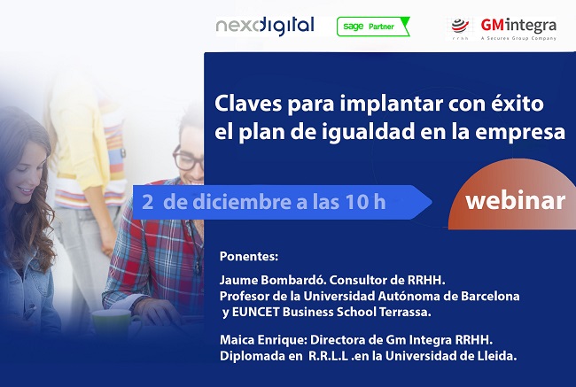 Webinar igualdad